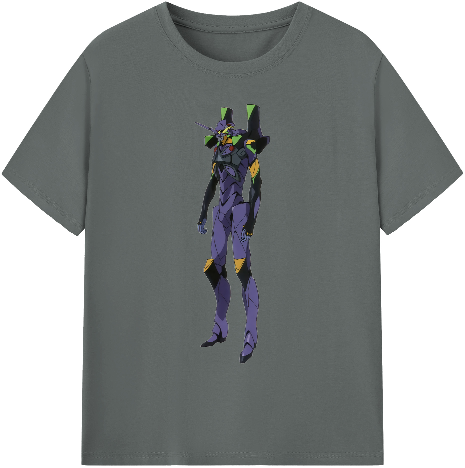 （画像用） EVA 新世紀エヴァンゲリオン 綿100％ メンズ半袖Tシャツ｜肌触りやわらか＆通気性